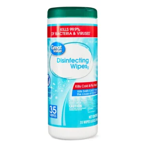 Great Value Lemon Scent Disinfecting Wipes 75 Count 1 Lbs 5 5 Ounce