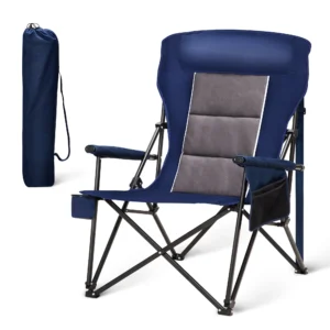 Guide Gear Oversized XL Comfort Padded Camping Chair 400 lb Capacity Blue