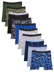 Hanes Boys 10 Pack Tagless ComfortFlex Waistband Boxer Briefs Sizes S XXL