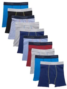 Hanes Boys Comfort Flex Tagless Boxer Briefs 10 Pack Sizes S XL