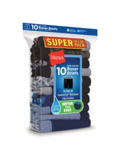 Hanes Boys Tagless Boxer Briefs 10-Pack – ComfortFlex Waistband