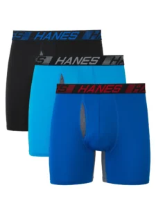 Hanes Comfort Flex Fit Breathable Mesh Boxer Brief 3-Pack – Stretch Mesh