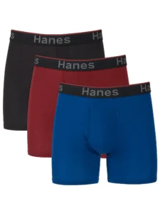 Hanes Comfort Flex Fit Breathable Mesh Boxer Brief 3-Pack – Stretch Mesh