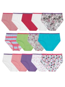 Hanes Girls Underwear Core Cotton Brief Panties 14pk 4 14