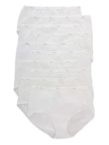 Hanes Women’s Cotton Brief Underwear 10 Pack – Soft, Breathable Fit