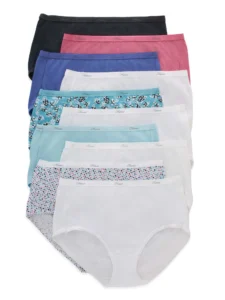 Hanes Women’s Cotton Brief Underwear 10 Pack – Soft, Breathable Fit