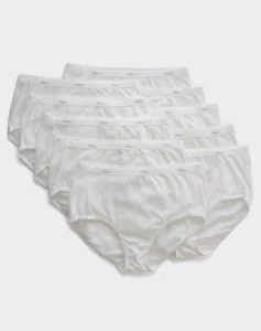 Hanes Women’s Cotton Brief Underwear 10 Pack – Soft, Breathable Fit