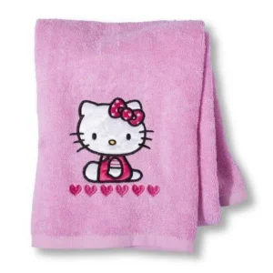 Hello Kitty 100% Cotton Kids Towel – Soft & Absorbent 27×54