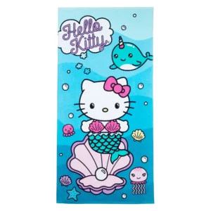Hello Kitty 100% Cotton Kids Towel – Soft & Absorbent 27×54