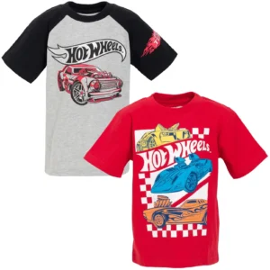 Hot Wheels Toddler Boys 2-Piece Set – Graphic Tee & Shorts