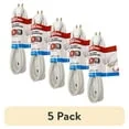 Hyper Tough 6ft 16AWG 5-Pack Extension Cords – White