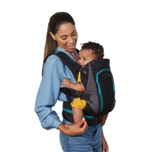 Infantino Flip 4-in-1 Convertible Baby Carrier – Black, 8-32 lbs