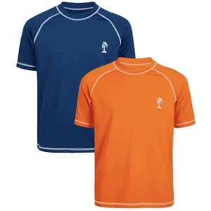 iXtreme UPF 50 Boys Rash Guard 2-Pack – Quick Dry Sun & Sand Protection