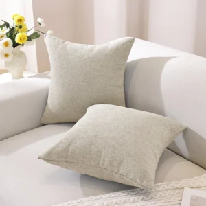 JIATER Couch Throw Pillow Covers Pack of 2 18×18