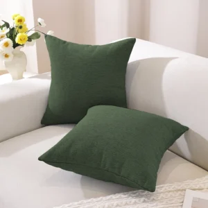 JIATER Couch Throw Pillow Covers Pack of 2 18×18