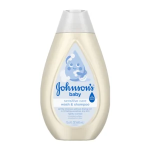 Johnson’s Sensitive Care Baby Bath Body Wash & Shampoo – 13.6 oz