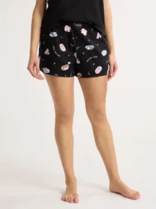 Joyspun Women s Flannel Pajama Boxer Shorts Sizes XS to 3X