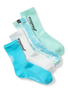Justice Girls Mid Crew Socks 3 Pack – Budget-Friendly Value