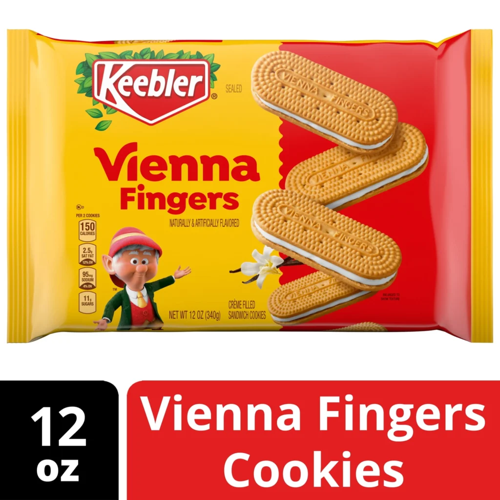 Keebler Vienna Fingers Buttery Sandwich Cookies – Creme Filled 12 oz
