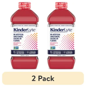Kinderfarms Electrolyte Solution for Kids Adults – 2-Pack Strawberry 1L