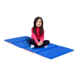 KinderMat Original Rest Mat 19x45x1 in Blue/Red – Pre-K to Grade 1