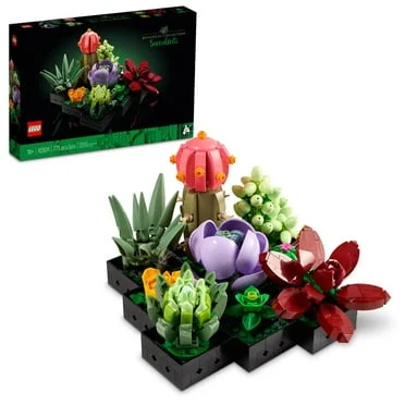 LEGO Icons Succulents Plant Set – Home Decor Botanical Collection