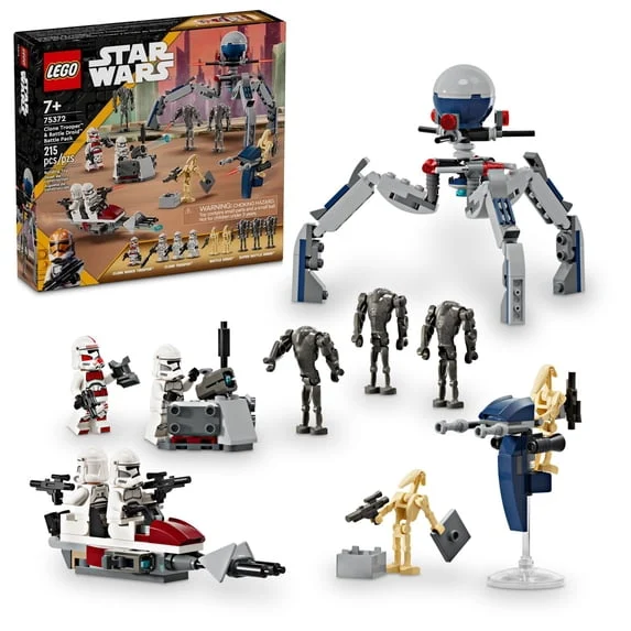 LEGO Star Wars Clone Trooper Battle Pack – Speeder Bike & Tri-Droid