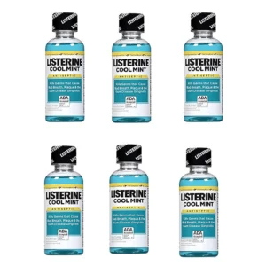 Listerine Cool Mint Antiseptic Mouthwash 6-Pack – Bulk Value