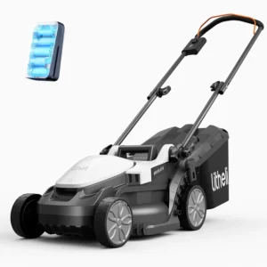 Litheli 20V Cordless Lawn Mower – 13 Inch Lightweight with 4.0Ah Battery