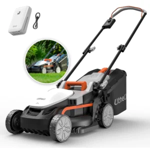 Litheli 20V Cordless Lawn Mower – 13 Inch Lightweight with 4.0Ah Battery