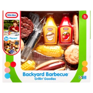 Little Tikes Cook n Play BBQ Playset – 12-Piece Oven & Grill for Ages 3-5