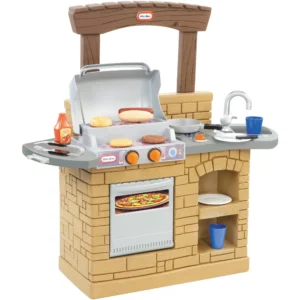 Little Tikes Cook n Play BBQ Playset – 12-Piece Oven & Grill for Ages 3-5