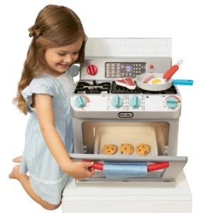Little Tikes Cook n Play BBQ Playset – 12-Piece Oven & Grill for Ages 3-5