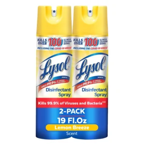 Lysol Disinfectant Spray Lemon Breeze 12.5 oz – Antibacterial