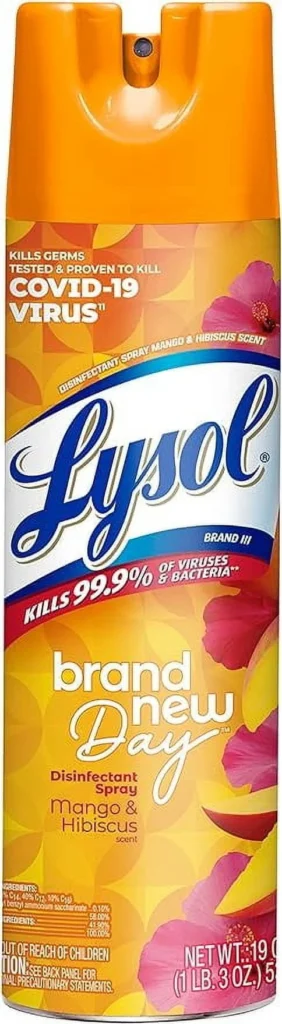 Lysol Disinfectant Spray Multipack – Trusted Germ Protection — alternate angle showing full product