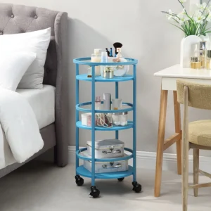 Mainstays 3-Tier Rolling Kitchen Bar Cart – Compact Storage Solution