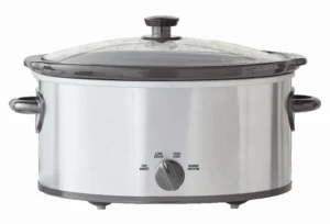 Mainstays 6-Qt Oval Slow Cooker – Stainless Steel Glass Lid