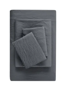 Mainstays Brushed Microfiber Queen Sheet Set – Soothing Gray 4pc