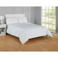 Mainstays Reversible Microfiber Comforter White White Full Queen