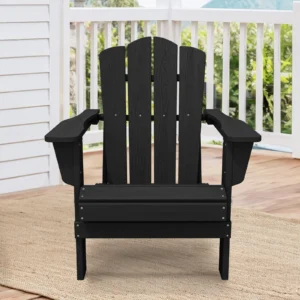 Mainstays Wood Adirondack Chair – Dark Brown Classic Comfort
