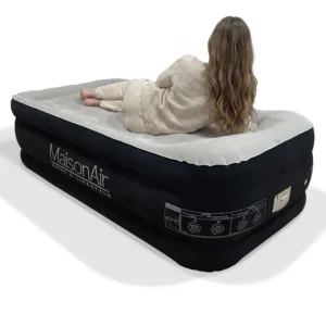 MaisonAir 12in Twin Airbed – Durable PVC Design