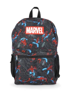 Marvel Spider-Man 17″ Backpack – Bold All-Over Print Design