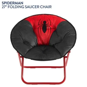 Marvel Spider-Man Kids 27-Inch Saucer Chair – Superhero Fun