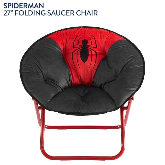 Marvel Spider-Man Kids 27-Inch Saucer Chair – Superhero Fun