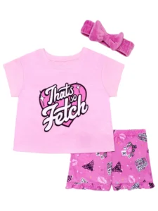 Mean Girls Pajama Set for Tweens with Spa Headband – 2 Piece
