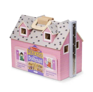 Melissa & Doug Hi-Rise Dollhouse with Elevator & Furniture
