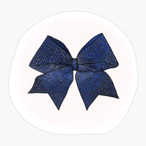 MM TG Navy Bow – 1-Piece Elegant Hair Accessory