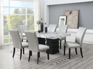 MS 6-Piece Dining Set with Chairs – Modern Home Furniture