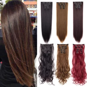 MS Blue Weft 20″ 100% Human Hair Extensions – Natural Shade