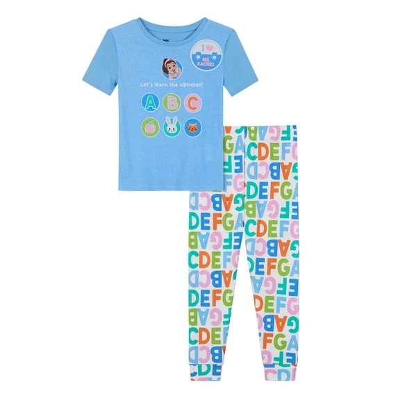Ms Rachel Toddler Unisex 2 Piece Pajama Set Sizes 12M 5T